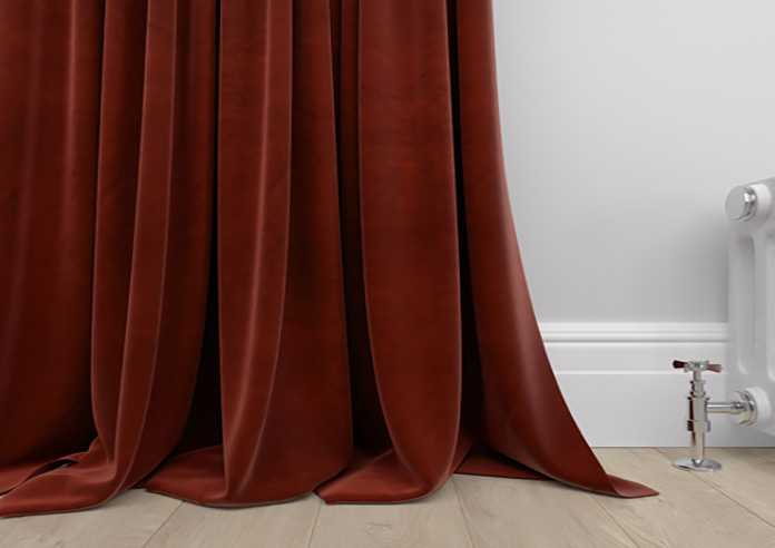 Ultra Luxe Velvet, Burnt Brick - Made to Measure Curtains - Image 6